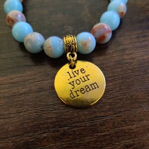 Skyblue Jasper Stone Bracelet